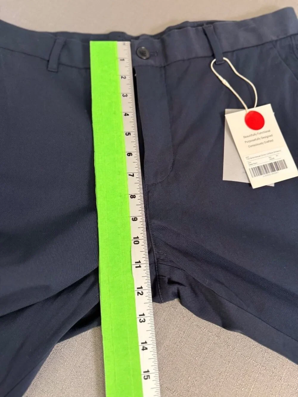 Everlane The Performance Chino Uniform Pants Athletic Fit 34x32 Navy Preppy